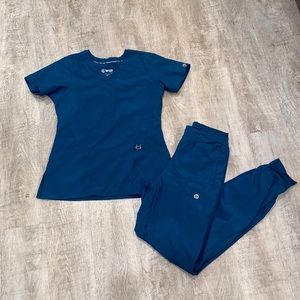 Teal Scrub Set by W123 scrubs
